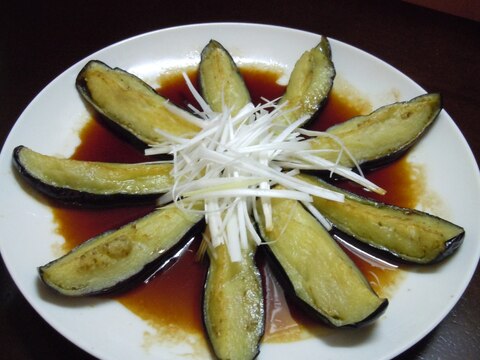 中華風　茄子の揚げ浸し